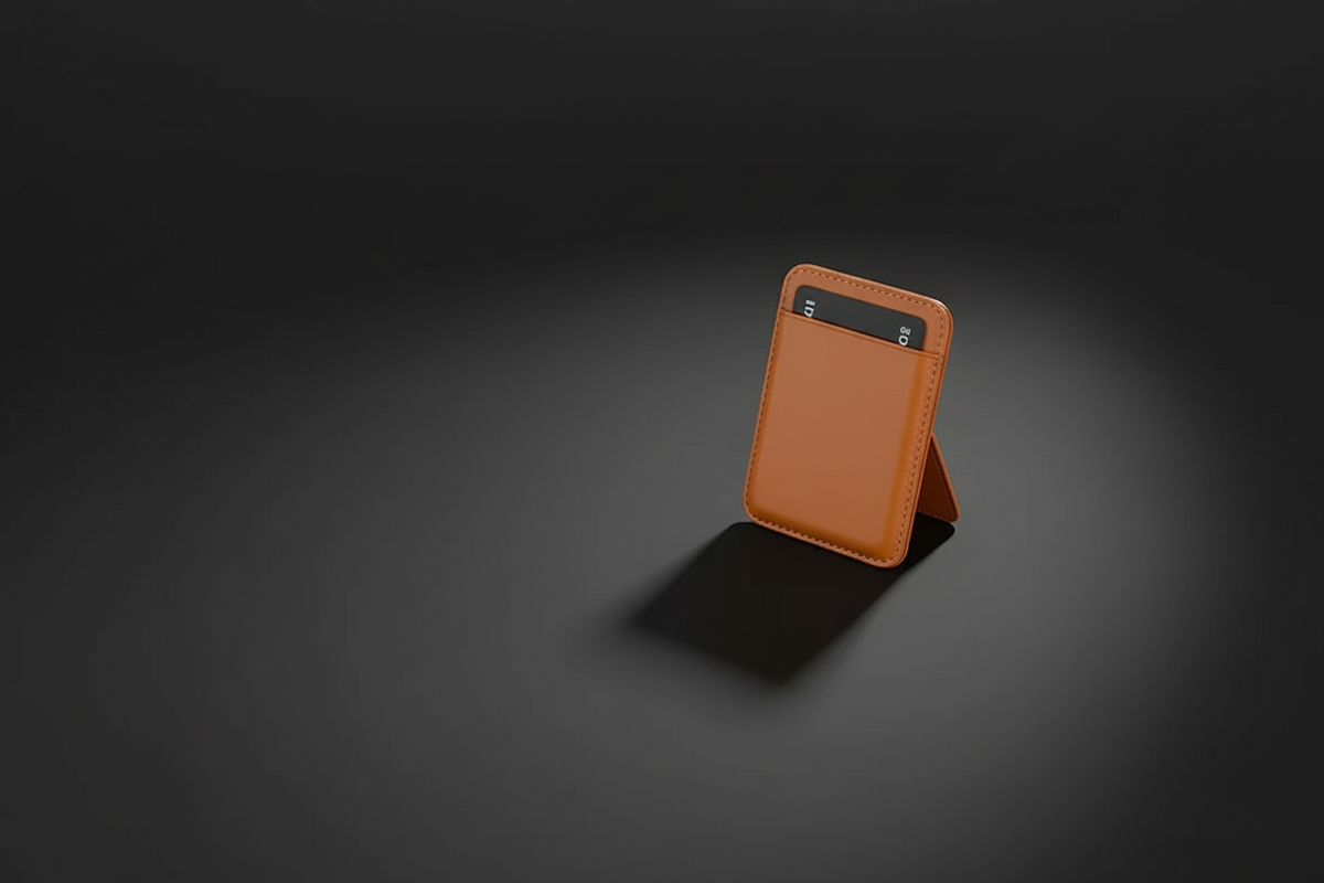 Wallet mit Stand cinematisch